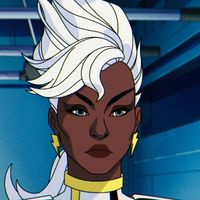 Storm (Ororo Munroe) from X-Men 97 season 1 episode 1 "To me, my X-Men" | Tags: cartoon profile pic, icon, marvel character, black woman, disneyplus | I do not own the rights to this photo (pls save tho)