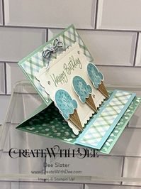 Reverse Easel Card - Dee Slater, Stampin' Up! Demonstrator