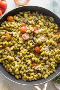 With this classic recipe for Pesto Cavatappi, a fan favorite Noodles & Company dish is unbelievably easy to re-create at home in just 25 minutes. This is tested and perfected for busy nights and family meals!