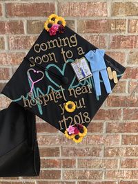 Respiratory Therapy Graduation Cap Decoration #RespiratoryTherapy #RT #graduationcapideas