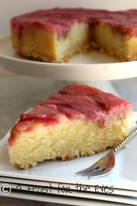 Rhubarb Upside Down Cake