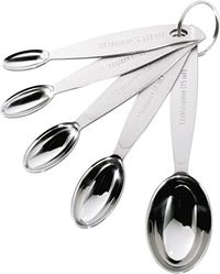 Amazon.com: Cuisipro Silver Measuring Spoon Set, Standard : Everything Else