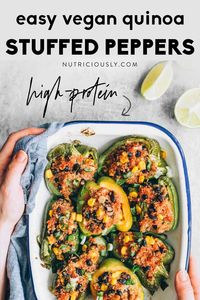 Easy Plant-Based Stuffed Peppers 2