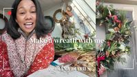 How to make a wreath, a beginner friendly tutorial, Cosy day in the shed