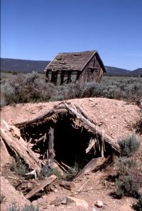 Wolf Hole - Arizona Ghost Town In the Mojave County once home of the Fort Mojave Indian reservation, Hualapai Indian reservation and the Kaibab Indian Reservation