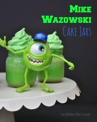 Monsters University Cakes in a Jar - Make Life Lovely