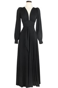 Gene Dress - Black Matte Stretch