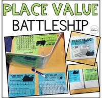 As a student I HATED math. It was boring and hard to focus on. As a teacher, I vowed to make math more engaging for my students. Whether using to review place value as a new concept, at centers or for review increase students engagement with this fun "game." Students will enjoying playing this place value game while practicing place values from Hundredths to Hundred Thousandths. The game can be played in a worksheet cut out version or you can laminate it and reuse over and over again. Great for