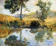 John Henry Twachtman "The Pool", 1899