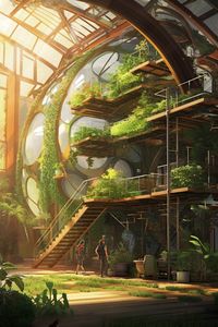 Solarpunk Arte: Uma Jornada Artística em um Futuro Sustentável