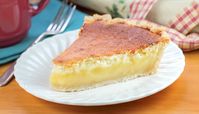 Old Fashioned Buttermilk Lemon Pie - Bunny's Warm Oven