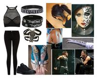 "Jeff Hardy Idol Set" by makaylak-1 ❤ liked on Polyvore featuring Current/Elliott, Topshop, Converse and jeffhardy