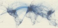 Transportation networks shape both land use patterns and urban form (with or without zoning). World map of global flight patterns -today, global connections are essential to establish/maintain competitive economies.