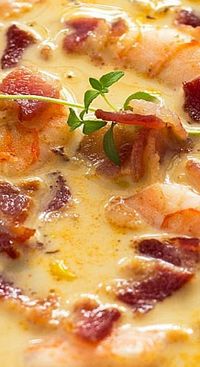 Bacon, Shrimp and Corn Chowder