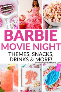 A Barbie movie night is a great way to get together with friends! Grab the best snacks, desserts, drinks, and fun ideas for your Barbie Party! #barbie #barbiemovie #barbieparty #barbiemovienight