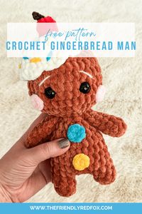 Gingerbread Man Crochet Pattern