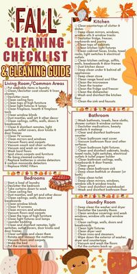 Maintaining a clean and organized home can be overwhelming, especially when getting ready for the holidays. This complete fall cleaning guide has essential household cleaning tips and checklists to keep your home sparkling not only for the holiday season, but year-round as well. Use the Fall Cleaning Checklist /Autumn Cleaning Checklist to get those seasonal chores done. Use this Holiday Cleaning and Deep Cleaning Checklist so you don't miss anything. The cleaning schedule fall and Fall House Cleaning List keep you on track. Cleaning Methods | fall cleaning schedule | Cleaning Closet Checklist | Cleaning Plan | Cleaning Hacks