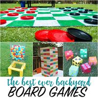 A collection of the Best Ever DIY Backyard Board Games Family game night is a blast and when you add in life sized board games, it’s even better!  The Best-Ever backyard board games are life sized and perfect for those summer nights, family time and gatherings with friends.  I could just hug the person that …