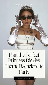 Channel your inner princess with our enchanting Princess Diaries Theme Bachelorette Party guide! 👑 From royal-worthy decor to regal activities fit for a queen, our blog has everything you need to create a magical celebration inspired by the beloved film. Dive into our curated selection of ideas for transforming your event into a fairytale affair, from elegant tea parties and glamorous ballroom dances to whimsical photo ops and tiara-worthy favors. Whether you're a die-hard fan of the movie or simply love the idea of embracing your inner royalty, this guide will help you craft a bachelorette bash that's straight out of a storybook. Let's make your dreams of a princess-themed celebration come true! #PrincessDiariesBachelorette #FairytaleCelebration #BrideTribeFun #GirlsGetaway #Bachelorette