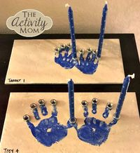 Make a Children's Hanukkah Menorah - The Activity Mom