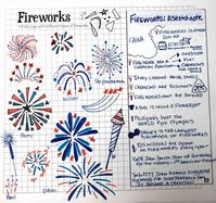 How to Draw Fireworks - Blessinks