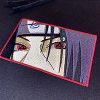 Embroidery featuring Itachi Uchiha from the anime "Naruto". #ItachiUchiha #Naruto #Embroidery #MachineEmbroidery