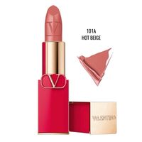 Valentino Rosso Valentino Refillable Satin Lipstick 101a Hot Beige (Light Nude Pink- Satin Finish). Full Size .12 Oz A Lightweight Hydrating Lipstick With Full Color Payoff And A Soft Satin Finish. Refillable Case. New/ Unused In Original Box.