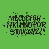 Graffiti Fonts Illustrations, Royalty-Free Vector Graphics  Clip Art