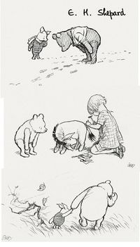 ILLUSTRATOR: E.H. Shepard ~ "Illustrations for Winnie the Pooh"