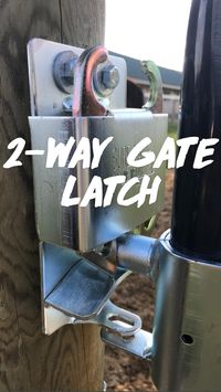  

Protect your livestock with our heavy-duty two-way locking gate latch. It can be used for residential, commercial, and agricultural purposes. The latch allows the gate to swing in either direction when the latch is released and easily operated with one hand. This gate latch is the solution if you have a horse or other livestock in one hand and you need to guide them through the gate. This latch also helps your fence gate from sagging or swinging which is common with chain latches. The latch features the ability to accept a padlock for additional security and peace of mind when applicable.


 • Fits: 1⅝", 1¾" and 2" O.D. Round Tube Gates
 • Width: 4¼"
 • Height: 7⅝"
 • Depth: 1½"
 • Finish: Zinc Plated

🛒 https://www.rammfence.com/fence/gates-and-latches/2-way-locking-latch

