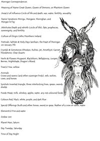 The Morrigan In Celtic Mythology 3 Morrigan Correspondences