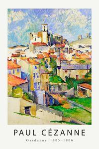 Art Classics, Gardanne by Paul Cézanne - France, Europe)