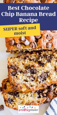 The recipe for this delicious banana bread is a must-try. It includes banana, sugar and butter – all of which create a moist and sweet treat that is sure to please even the biggest food critics. Find the recipe here!