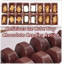 Delicious Ice Cube Tray Chocolate Candies Recipe Homesteading - The Homestead Survival .Com "Please Share This Pin"