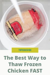 The 3 best ways to thaw your frozen chicken fast!