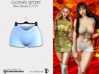 The Sims Resource - Clothes SET297 - Mini Shorts C1171 - Download