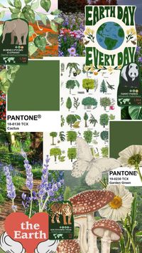 #earth #nature #savetheplanet #green #moodboard #collage #treehugger