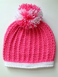 FREE Pattern by With Love by Jenni: Ribbed Toddler Hat