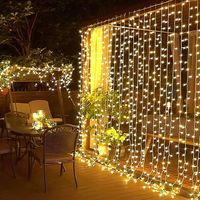 Amazon.com: JMEXSUSS 300 LED Remote Control Curtain Lights, Plug in Fairy Curtain Lights Outdoor, Window Wall Hanging Curtain String Light for Bedroom Backdrop Wedding Party Garden Indoor Decoration (Warm White) : Home & Kitchen