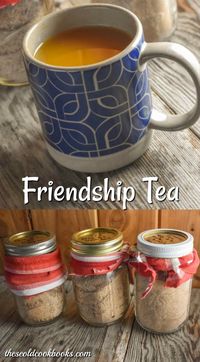 Friendship Tea Recipe made with Tang - These Old Cookbooks