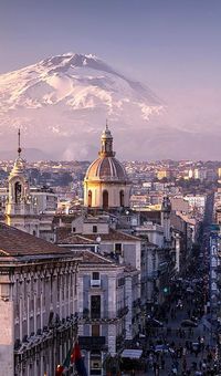 Catania and Mount Etna ~ Sicily, Italy