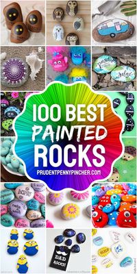 Get creative with these DIY painted rocks. From mandala rocks to easy painted rock crafts for kids, there are plenty of rock painting ideas for inspiration.