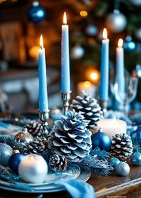 45+ Gorgeous Blue Christmas Decorations to Elevate Your Festive Spirit 91