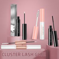 EASITENSION Long Lasting Cluster Glue Eyelash Glue Eyelash Clusters Brush On Eyelash Glue PestañAs