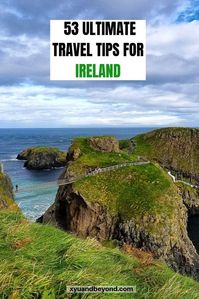 Ireland Travel Tips - what you need to know before visiting Ireland for first-time visitors. When's the best time to visit Ireland? What's the weather like? #Ireland #visitIreland #travelIreland #tipsforIreland #republicofIreland #NorthernIreland | Irish money | tipping in Ireland | plan a trip to Ireland | does Ireland have gluten-free? | special diets in Ireland | taxis in Ireland | public transport Ireland #xyuandbeyond