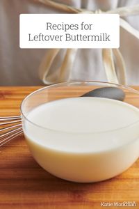 At some point we all end up with extra buttermilk and don't want to throw it out! Here are 12 recipes to make use of leftover buttermilk, from biscuits to cornbread to salad dressing. #buttermilk #leftovers