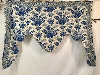 Antique French Valance Stunning Block Printed Blue 19th Century - Etsy Canada