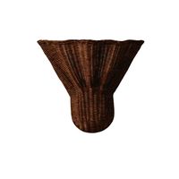 Luna Wall Light (Large Teak) | Maison Flâneur