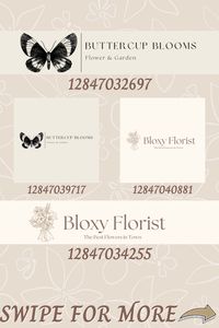 For the square images, i suggest using the round shaped picture frames :) I hope you enjoy these flower shop decals for your bloxburg shop<3 I found that using these colors are very easy to match with almost any build color... I hope you will find it useful! #roblox #bloxburg #robloxdecals #bloxburgdecals #bloxburgflowershop 