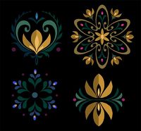 Brittney Lee: Frozen - Rosemaling Norwegian design